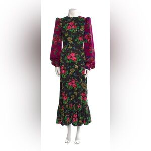 The Vampires Wife Floral Print Long Dress